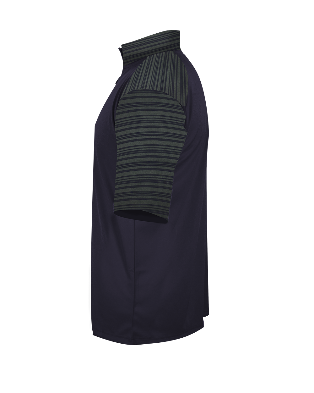 Badger Men's Sport Stripe Short-Sleeve 1/4 Zip Badger