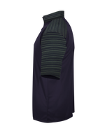 Badger Men's Sport Stripe Short-Sleeve 1/4 Zip Badger