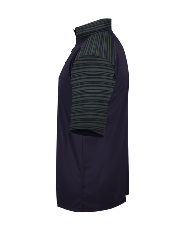 Badger Men's Sport Stripe Short-Sleeve 1/4 Zip