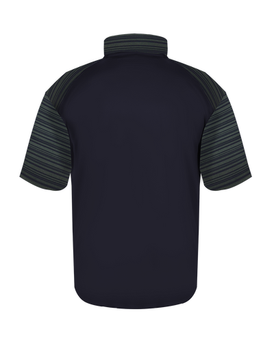 Badger Men's Sport Stripe Short-Sleeve 1/4 Zip