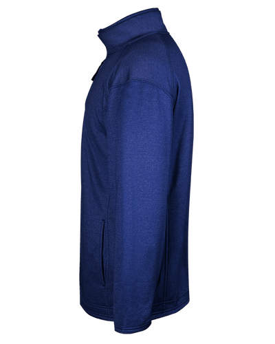 Badger Men's Pro 1/4 Zip Heather Fleece
