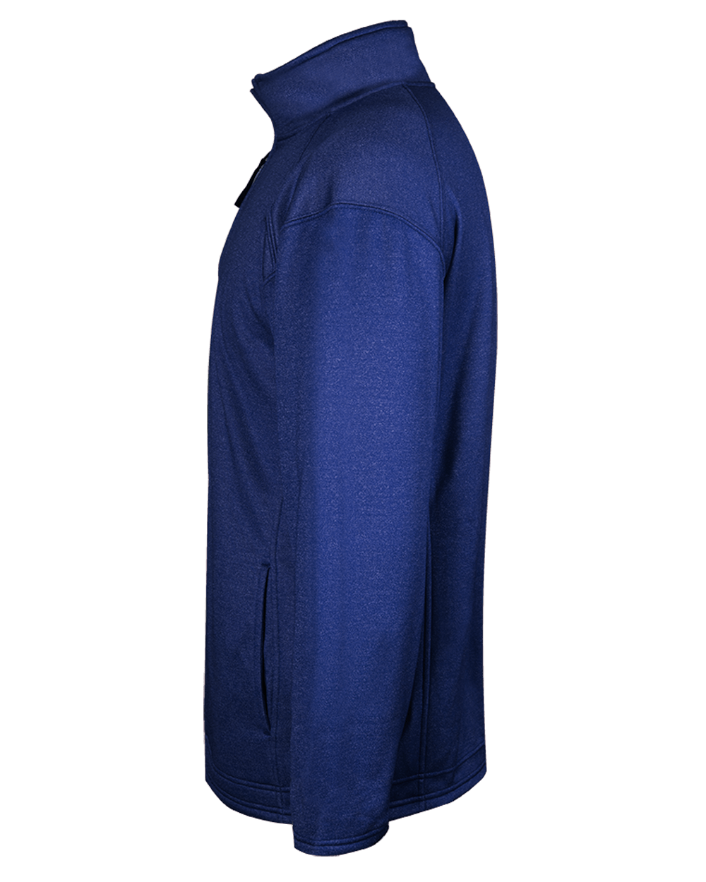 Badger Men's Pro 1/4 Zip Heather Fleece Badger