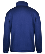 Badger Men's Pro 1/4 Zip Heather Fleece Badger