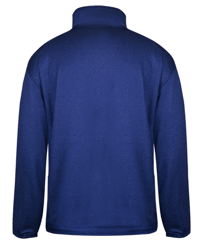 Badger Men's Pro 1/4 Zip Heather Fleece