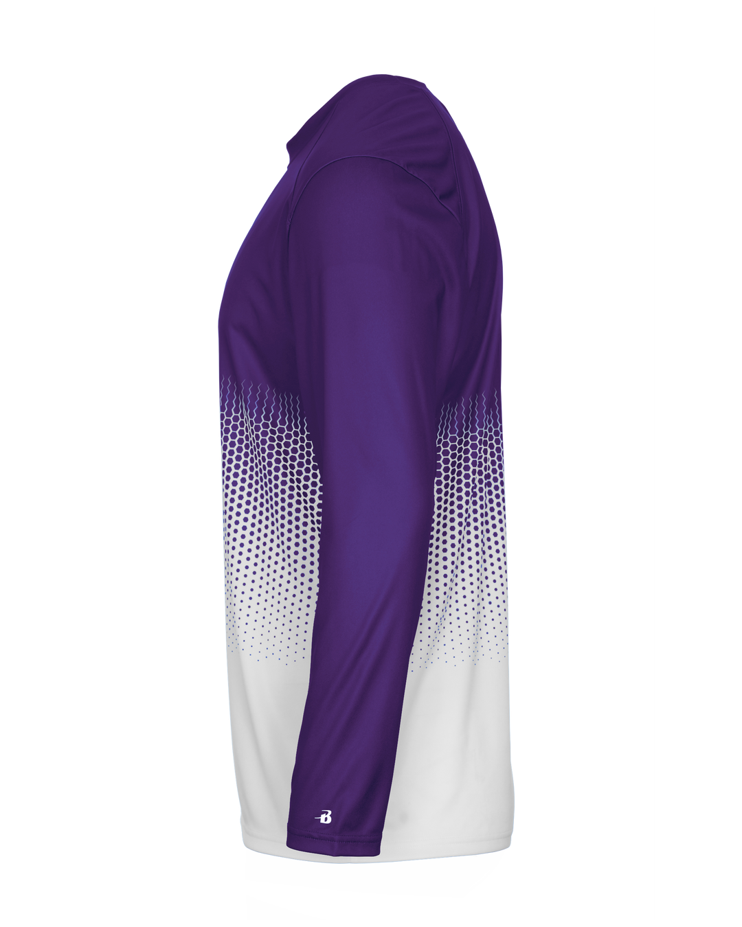 Badger Youth Hex 2.0 Long-Sleeve Tee Badger