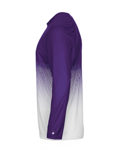 Badger Youth Hex 2.0 Long-Sleeve Tee