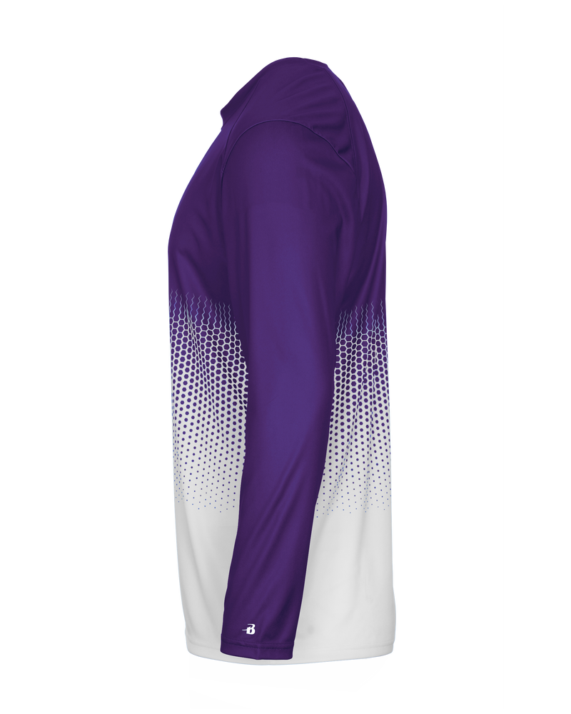 Badger Youth Hex 2.0 Long-Sleeve Tee
