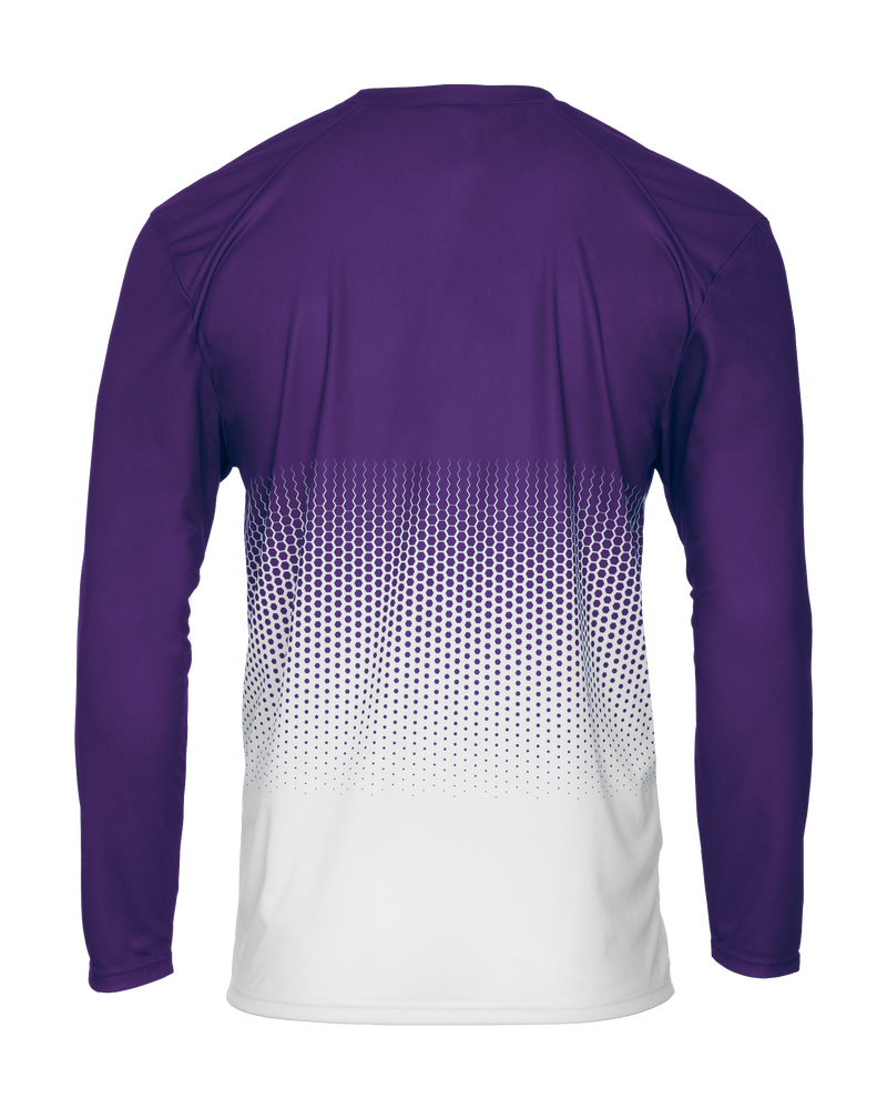 Badger Youth Hex 2.0 Long-Sleeve Tee