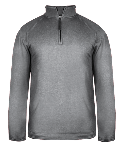 Badger Men's Pro 1/4 Zip Heather Fleece