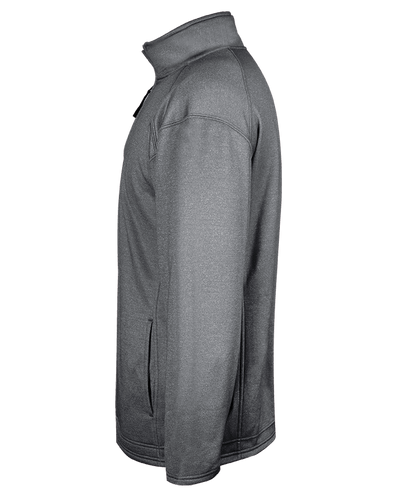 Badger Men's Pro 1/4 Zip Heather Fleece