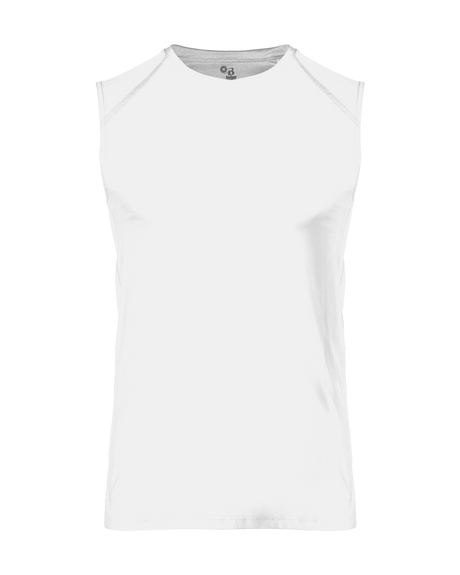 Badger Men's Fitted Battle Sleeveless Tee Badger
