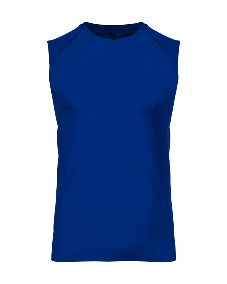 Badger Men's Fitted Battle Sleeveless Tee Badger