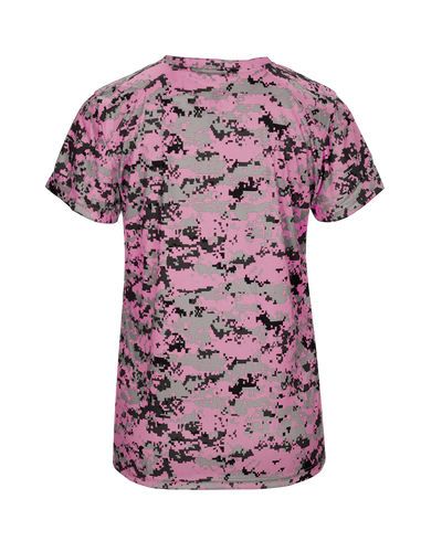 Badger Women's Digital V-Neck Tee