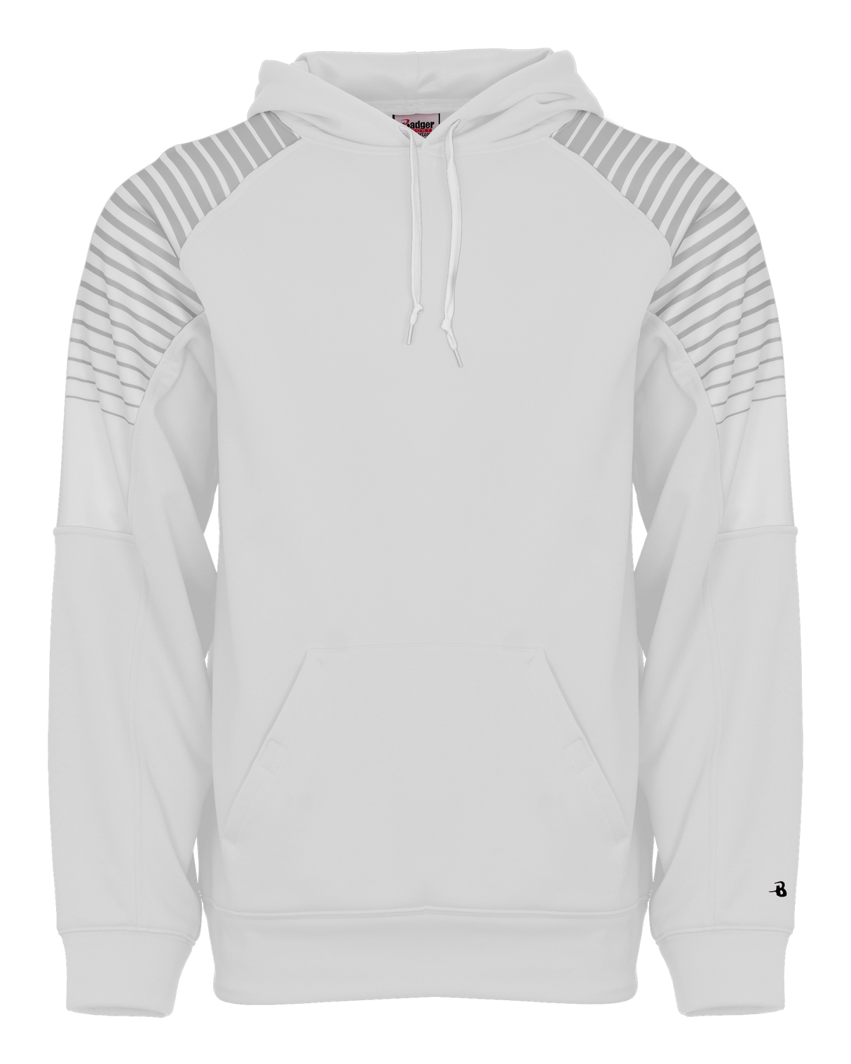 Badger Men's Lineup Fleece Hoodie Badger