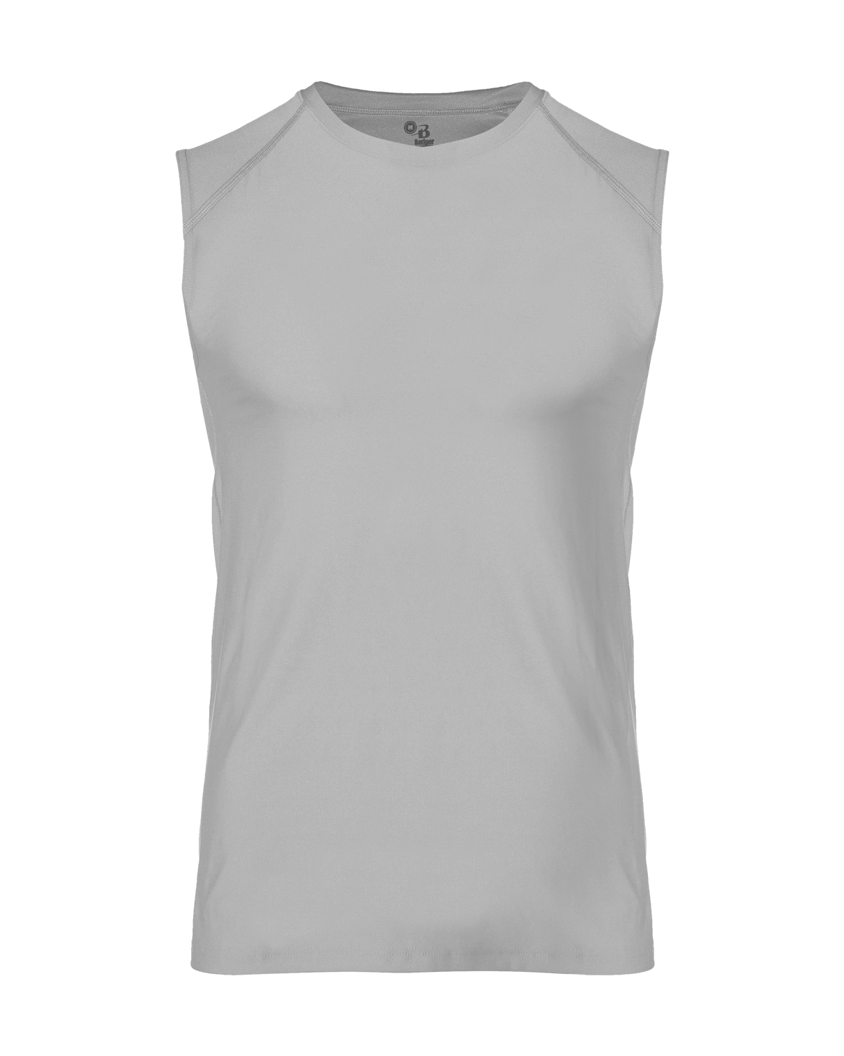 Badger Men's Fitted Battle Sleeveless Tee Badger