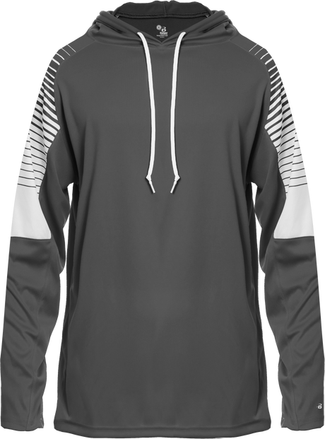 Badger Men's Lineup Hooded Tee Badger