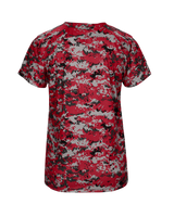 Badger Women's Digital V-Neck Tee Badger