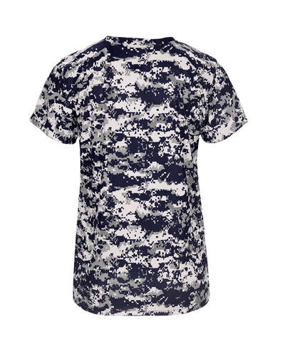 Badger Women's Digital V-Neck Tee