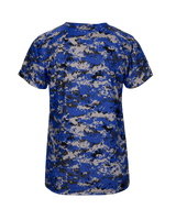 Badger Women's Digital V-Neck Tee Badger