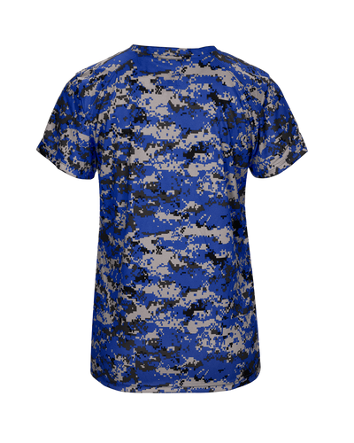 Badger Women's Digital V-Neck Tee