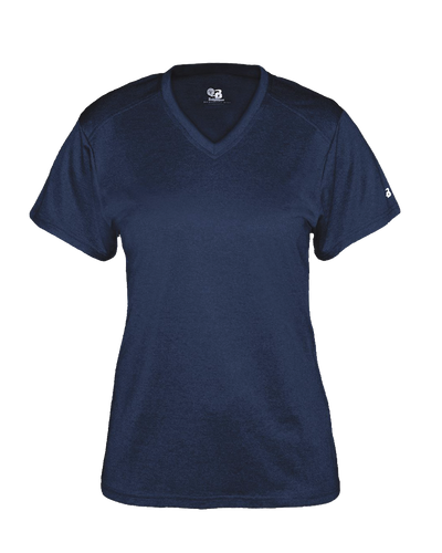 Badger Women's Pro Heather V-Neck Tee