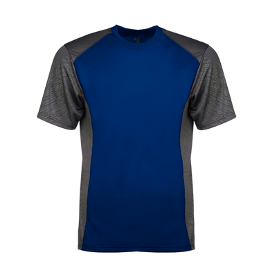Badger Men's Line Embossed Colorblock Tee
