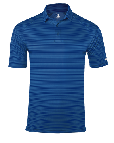 Badger Men's Stripe Polo