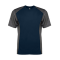 Badger Men's Line Embossed Colorblock Tee Badger