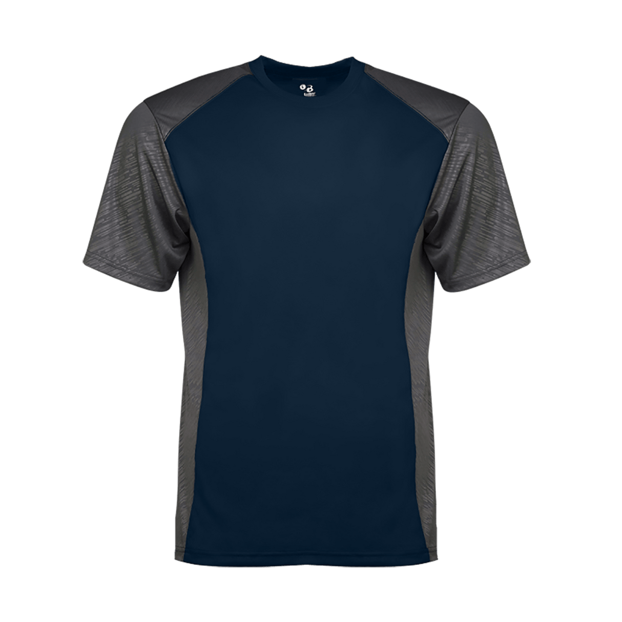 Badger Men's Line Embossed Colorblock Tee Badger