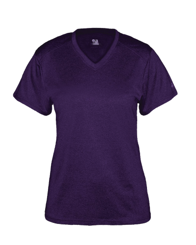 Badger Women's Pro Heather V-Neck Tee