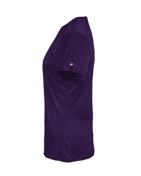 Badger Women's Pro Heather V-Neck Tee Badger