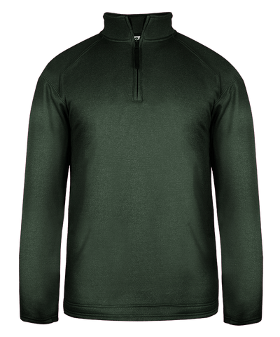 Badger Men's Pro 1/4 Zip Heather Fleece