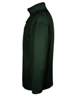 Badger Men's Pro 1/4 Zip Heather Fleece Badger