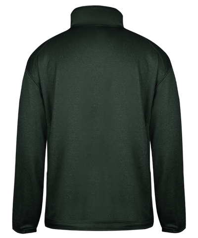 Badger Men's Pro 1/4 Zip Heather Fleece