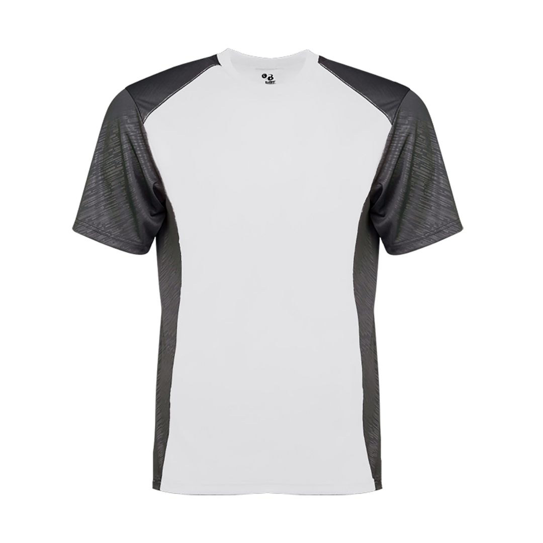 Badger Men's Line Embossed Colorblock Tee Badger