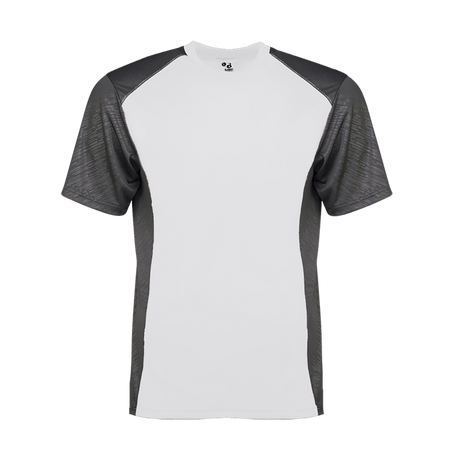 Badger Men's Line Embossed Colorblock Tee Badger