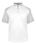 Badger Men's Sport Stripe Short-Sleeve 1/4 Zip Badger