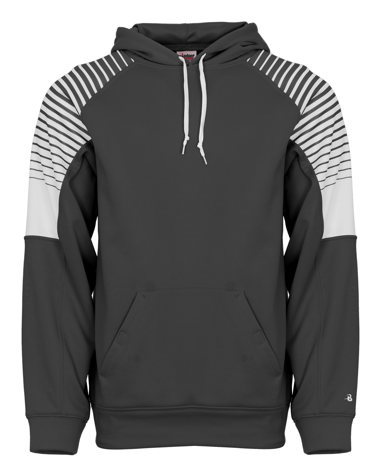 Badger Men's Lineup Fleece Hoodie Badger