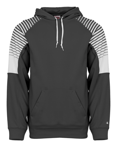 Badger Men's Lineup Fleece Hoodie Badger