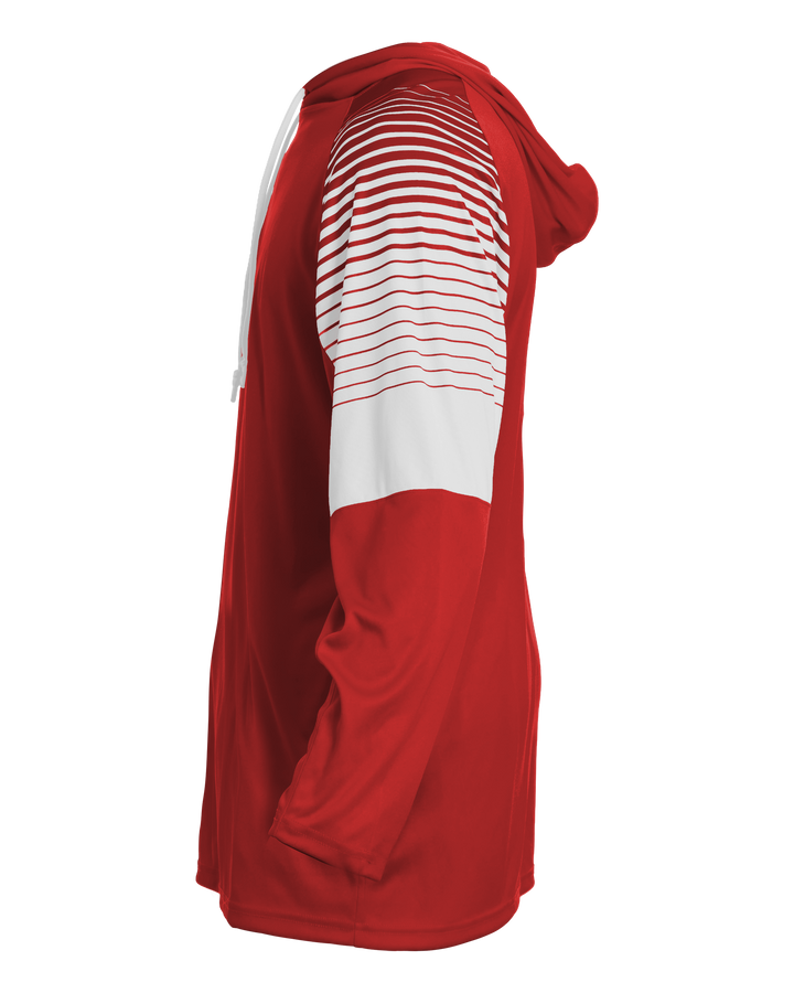 Badger Men's Lineup Hooded Tee Badger