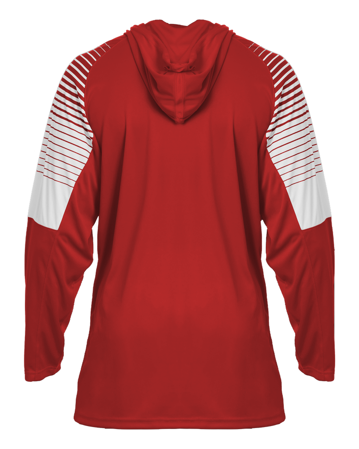Badger Men's Lineup Hooded Tee Badger