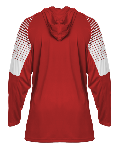 Badger Men's Lineup Hooded Tee Badger