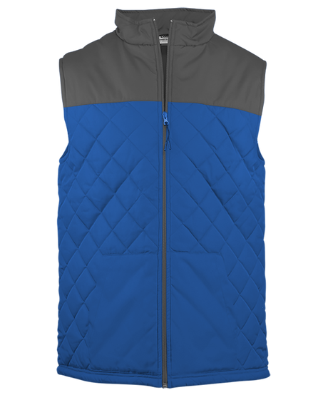 Badger Men's Colorblock Quilted Vest Badger