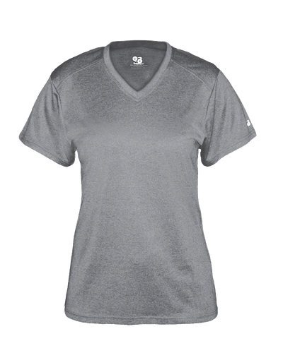 Badger Women's Pro Heather V-Neck Tee