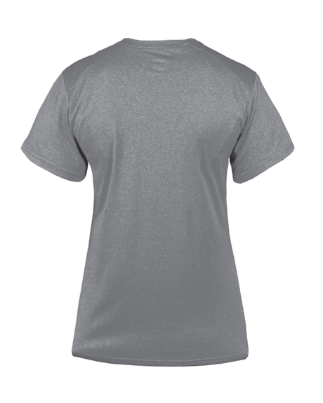 Badger Women's Pro Heather V-Neck Tee Badger