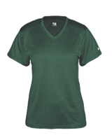 Badger Women's Pro Heather V-Neck Tee Badger