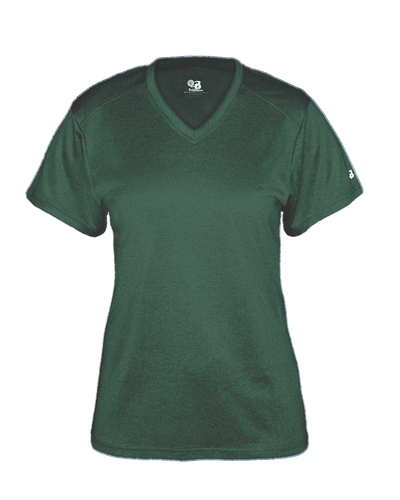 Badger Women's Pro Heather V-Neck Tee