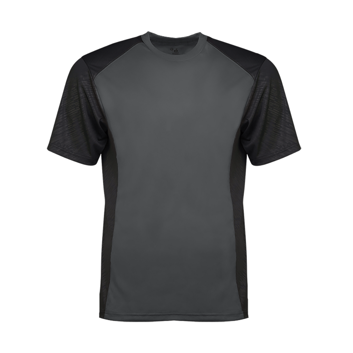 Badger Men's Line Embossed Colorblock Tee Badger