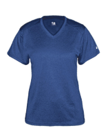 Badger Women's Pro Heather V-Neck Tee Badger