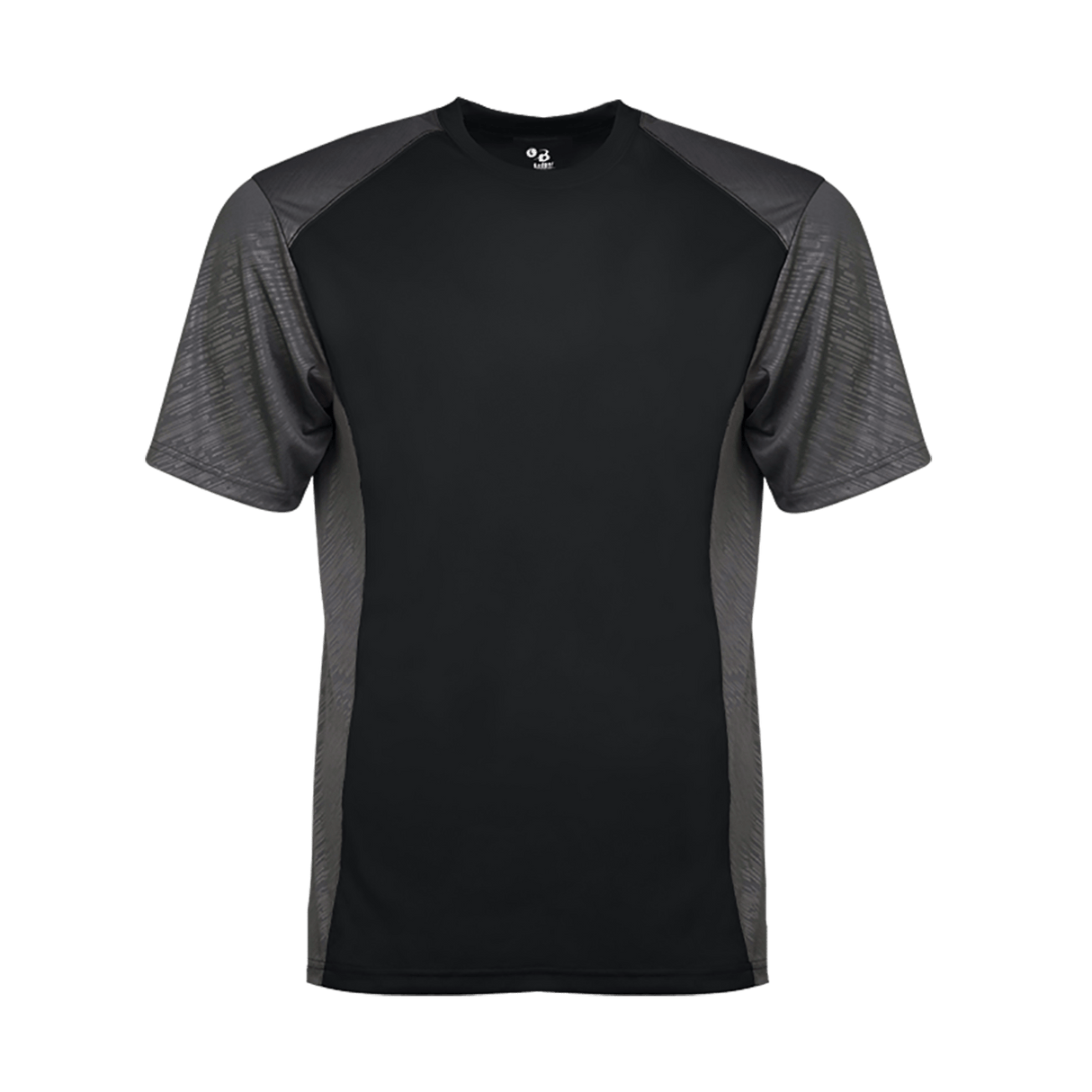 Badger Men's Line Embossed Colorblock Tee Badger